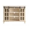 Crestview Collection Magnolia Antique Sliding Console, 2-Door, CVFZR3519