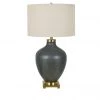 Crestview Collection Liam Black Glass Table Lamp, CVABS1530 -Crestview Collection sale 1713342