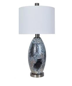 Crestview Collection Logan Glass Table Lamp, CVAZBS041
