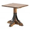 Crestview Collection Bengal Manor Iron Trestle Base End Table, CVFNR668 -Crestview Collection sale 1713364