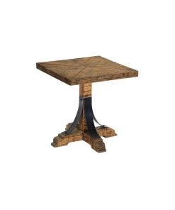Crestview Collection Bengal Manor Iron Trestle Base End Table, CVFNR668 -Crestview Collection sale 1713364 A1