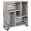 Crestview Collection Bengal Manor Mango Wood Reclaimed Crates Bookcase, CVFNR340 -Crestview Collection sale 1713369