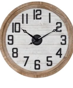 Crestview Collection Time Passes Wood Clock, CVTCK1192