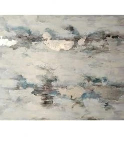 Crestview Collection Shield 80 in. x 60 in. x 2 in. Cotton Painting, CVTOP2654