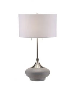 Crestview Collection Hayden Metal and Concrete Table Lamp, CVAZVP027