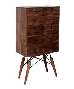 Crestview Collection 9-Drawer Acacia Wood Dresser, CVFNR874